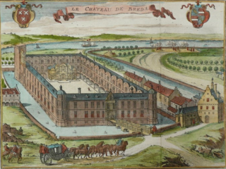 Kasteel van Breda print met koets